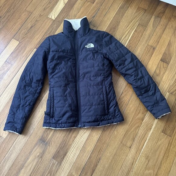 The North Face Women's Mossbud Insulated Reversible Jacket Blue /White Size XS - Picture 1 of 6